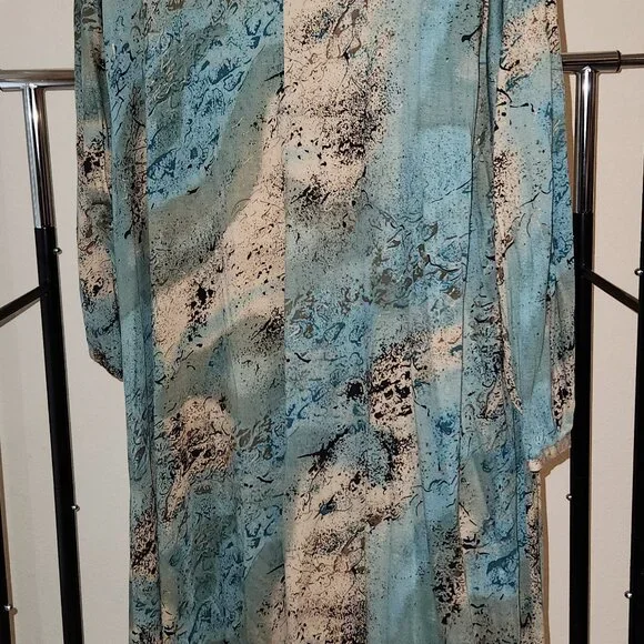 IONA Multi-Color Long Sleeve Duster - Picture 3 of 5